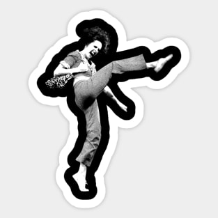 Sally Omalley - I'm 50 i like to kick, streth, and kick! Sticker